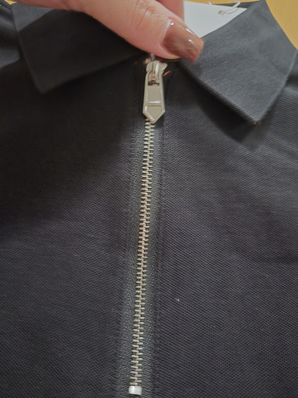 Hermes Black Polo with Orange Accent H - Picture 4 of 6